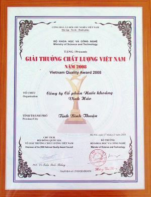 Vĩnh Hảo Chất lượng Việt Nam