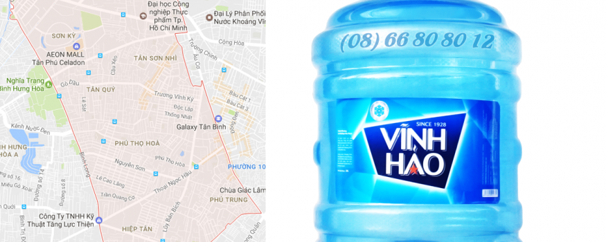 Đại lý Nước khoáng Vĩnh Hảo quận Tân Phú